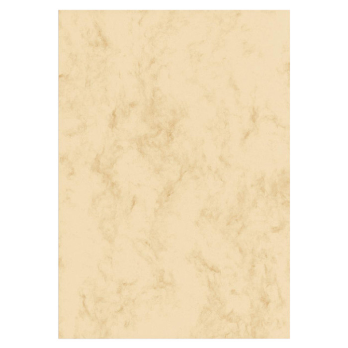 Designpapier Sigel A4 90gr marmer beige pak à 100 vel